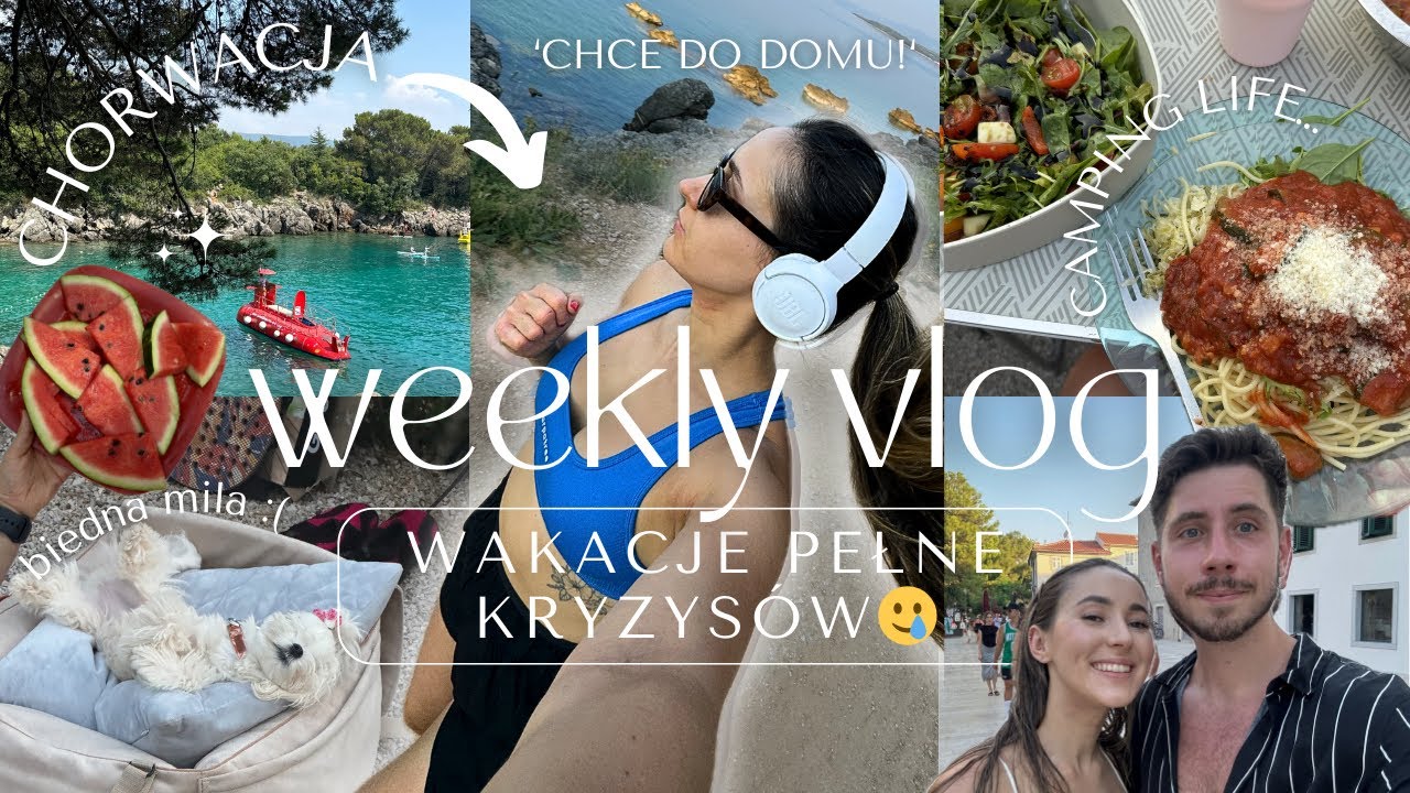 Chorwacja 🇭🇷 55 stopni w kamperze 🤯 Musieliśmy skrócić wakacje 😥  Kemping na Krk ⛺️