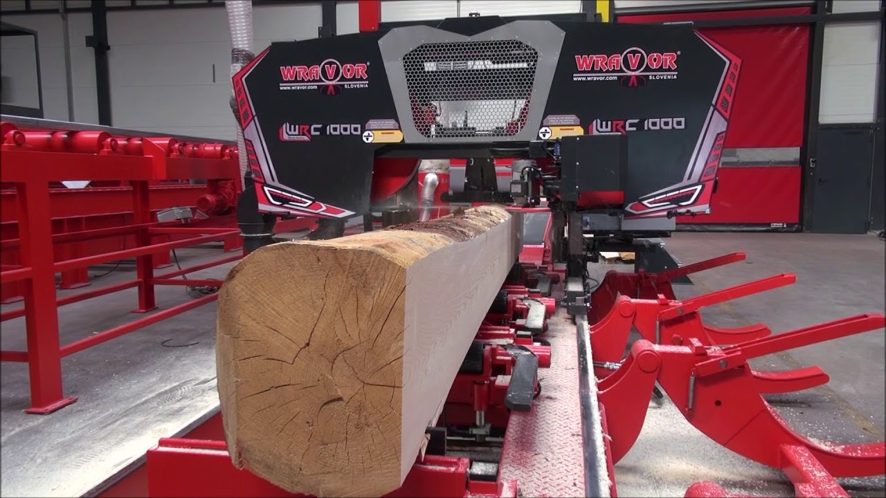 SAWMILL WRAVOR  - horizontal Bandsaw type WRC 1000