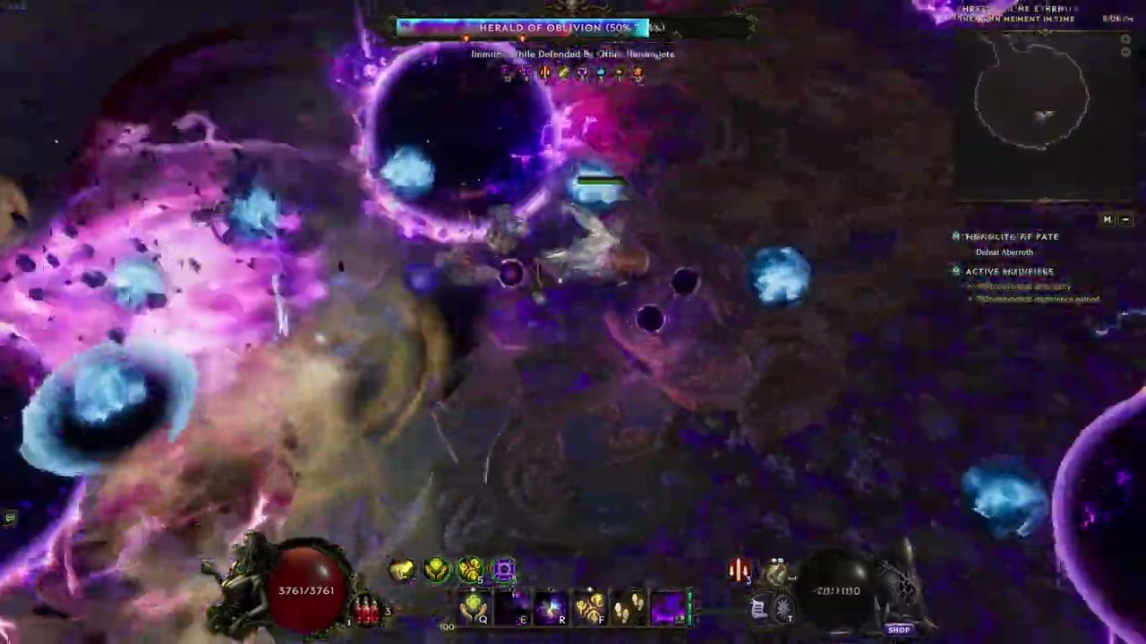 Solo Uber Aberroth - Erasing Strike Void Knight - Last Epoch Tombs of The Erased