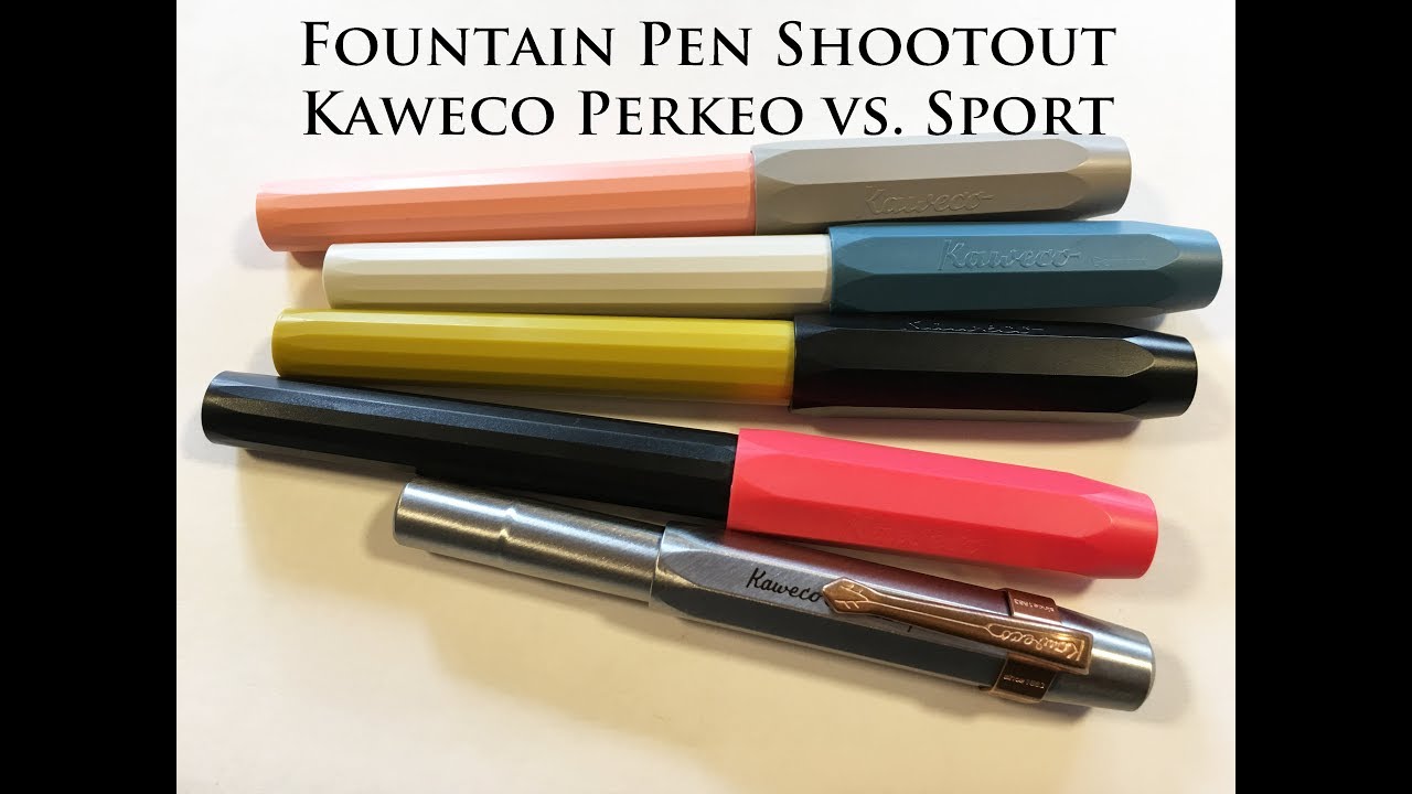 Битва перьевых ручек: Kaweco Perkeo против Kaweco Sport
