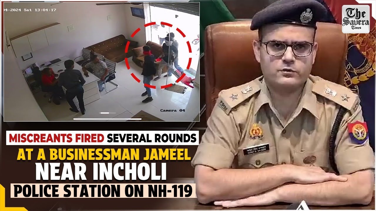 Miscreants fired several rounds at a businessman Jameel near Incholi police station on NH-119