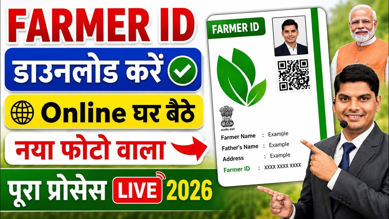 Farmer ID Card Download 2026 एक मिनट में | Farmer id Download kaise karen | Download farmer id card