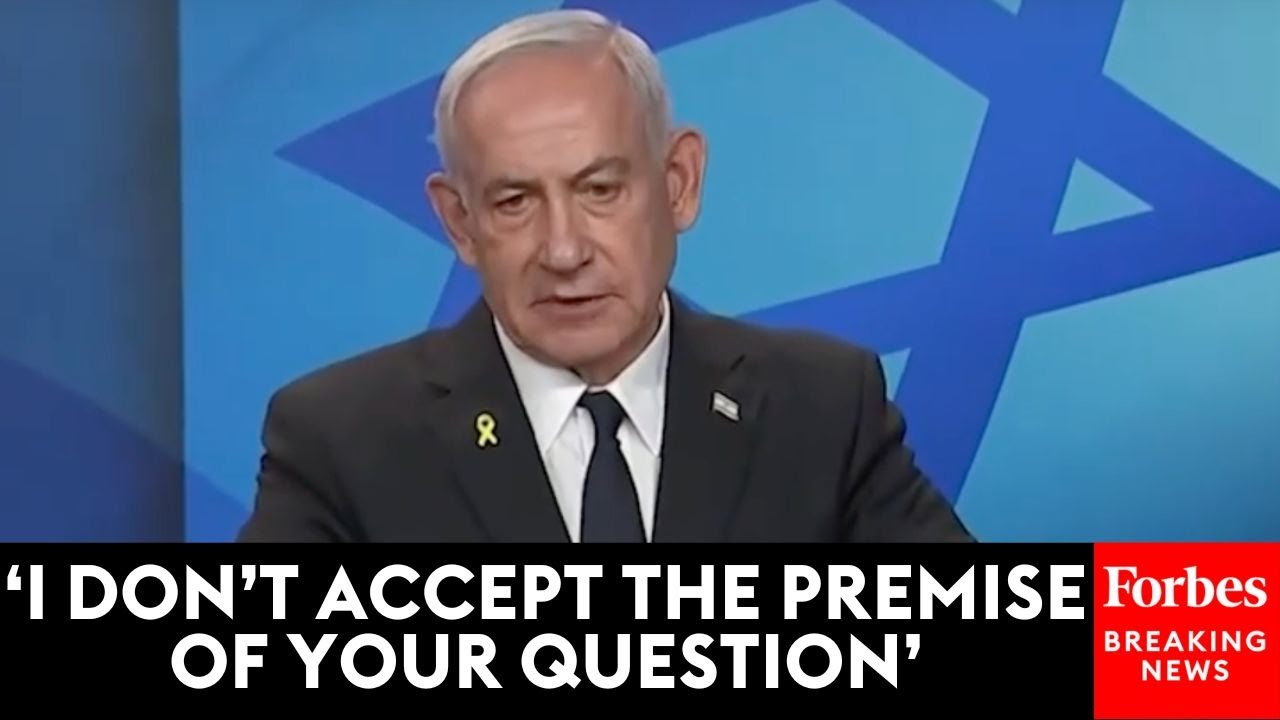 Benjamin Netanyahu Shuts Down Reporter After Question On Hamas Raid