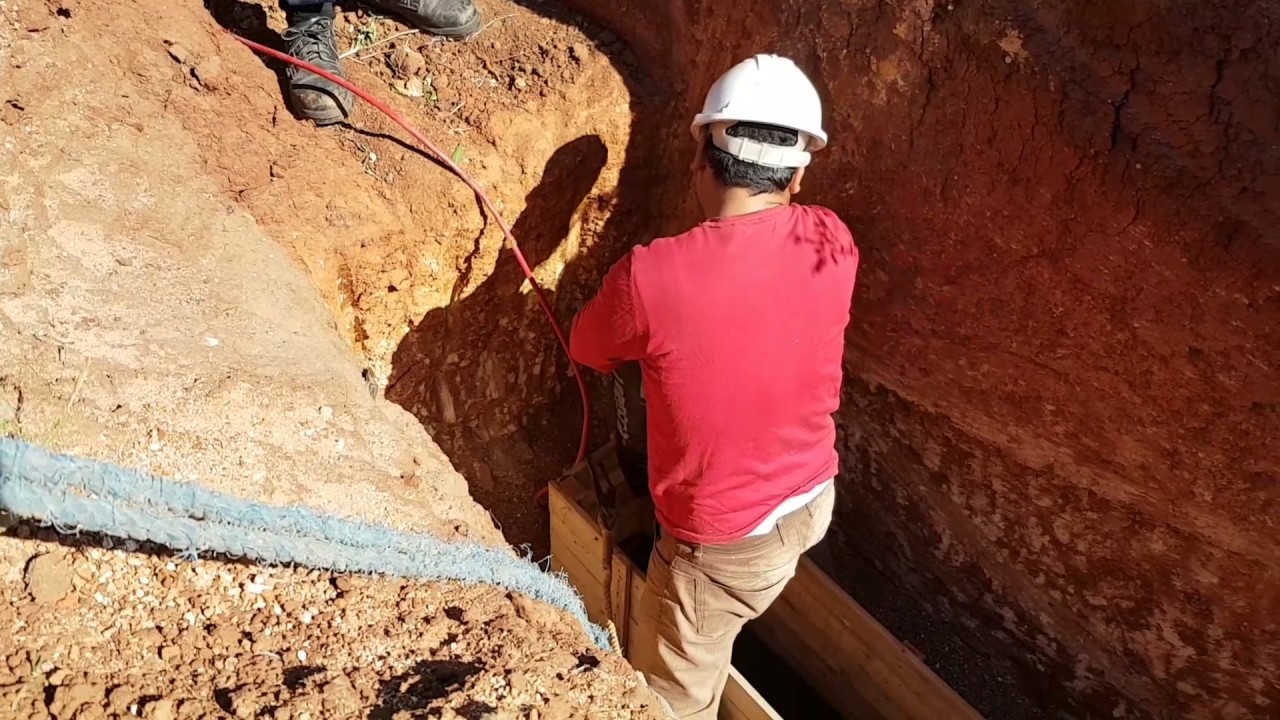 Anodes pose horizontale pour protection cathodique cathodic protection
