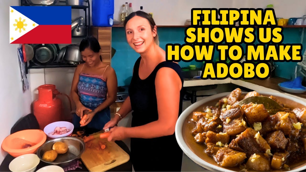МЕСТНАЯ ФИЛИППИНА ПОКАЗЫВАЕТ НАМ, КАК ПРИГОТОВИТЬ ФИЛИППИНСКУЮ ЕДУ 🇵🇭 😋