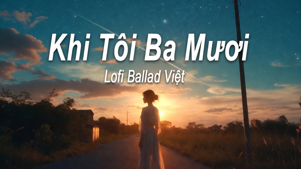 🌌 Khi Tôi Ba Mươi – Lofi Ballad ✨ Tuổi Trẻ • Ký Ức • Nỗi Nhớ