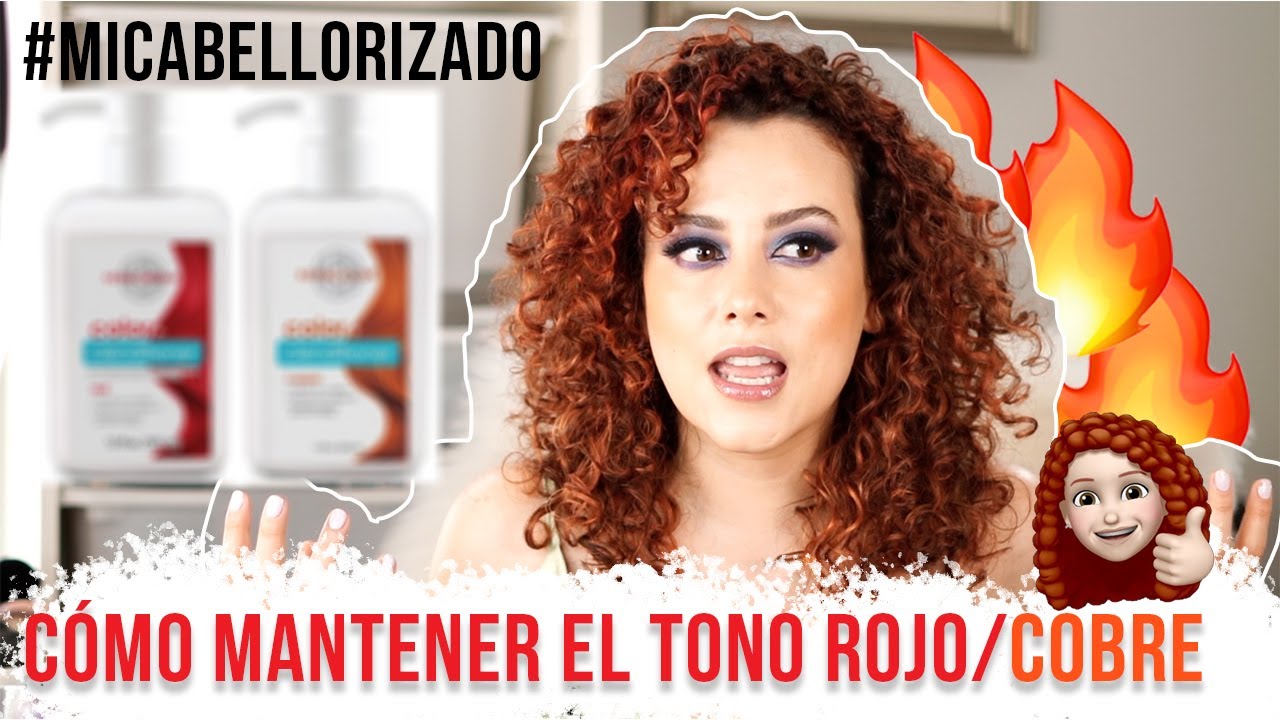Cómo  mantener el tono del cabello rojo o cobre u otros colores, EN CASA #micabellorizado