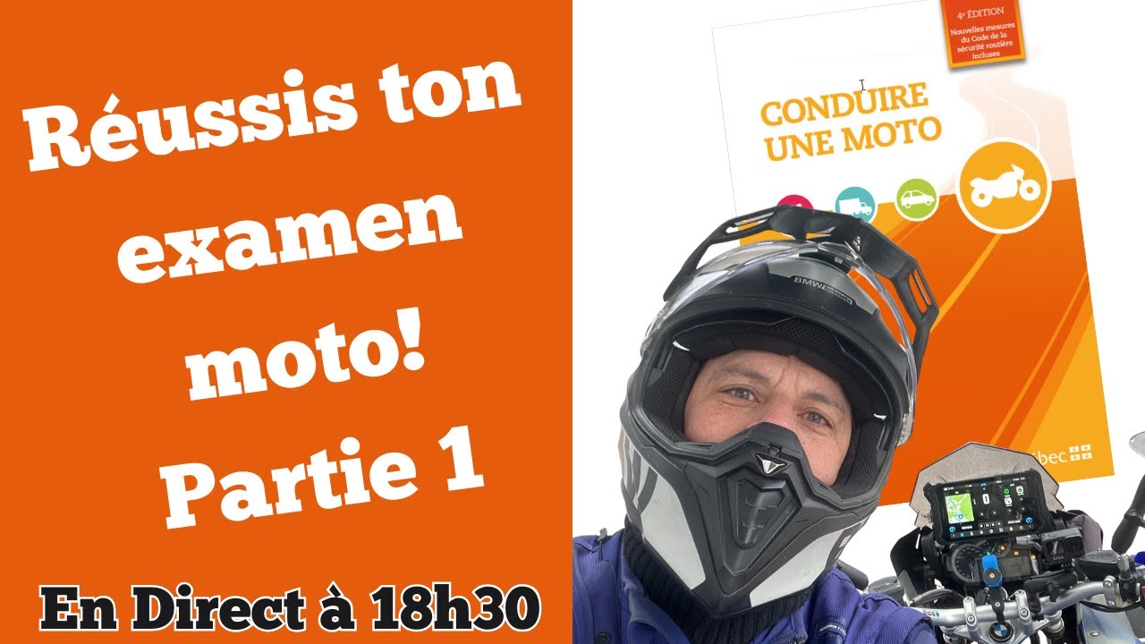 Prépare ton permis moto avec moi ! - SAAQ CONDUIRE UNE MOTO