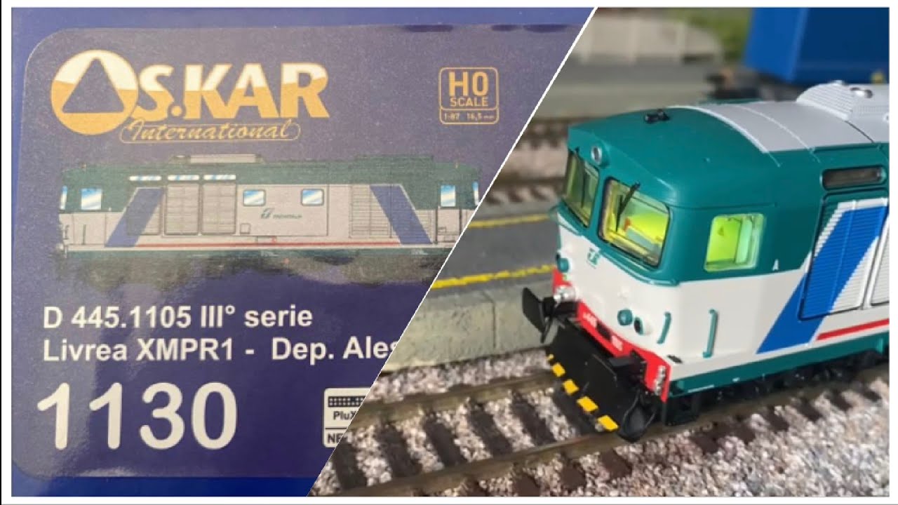 La Nuovissima Os.kar D445 Dcc Sound con ventole sul tetto funzionanti livrea XMPR cod.1130