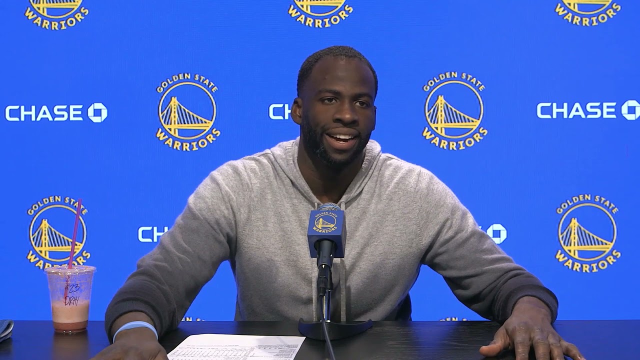 Warriors Draymond Green Postgame Interview talks CLUTCH Golden State win vs Utah Jazz