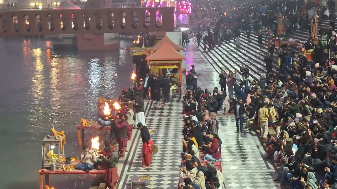 Haridwar Live Arti /Har ki pauri/ Shiv puri