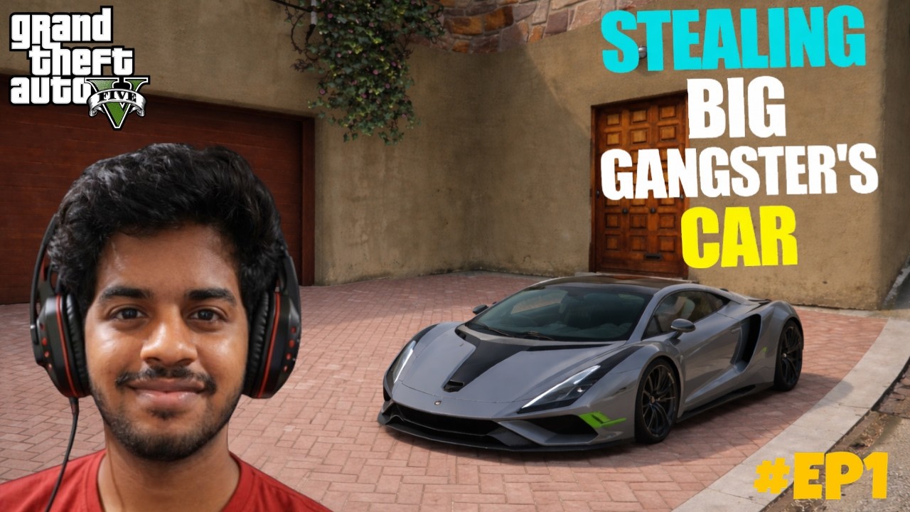 I STOLE BIG GANGSTER'S CAR | GTA V GAMEPLAY #1