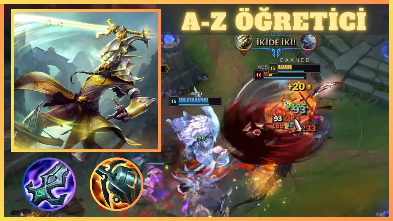 A'DAN Z'YE ÖĞRETİCİ MASTER Yİ │S14 LEAGUE OF LEGENDS