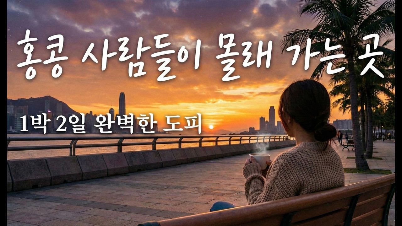 홍콩 여행 취소하고 '여기'로 갔습니다 (가격은 절반, 만족도는 2배)