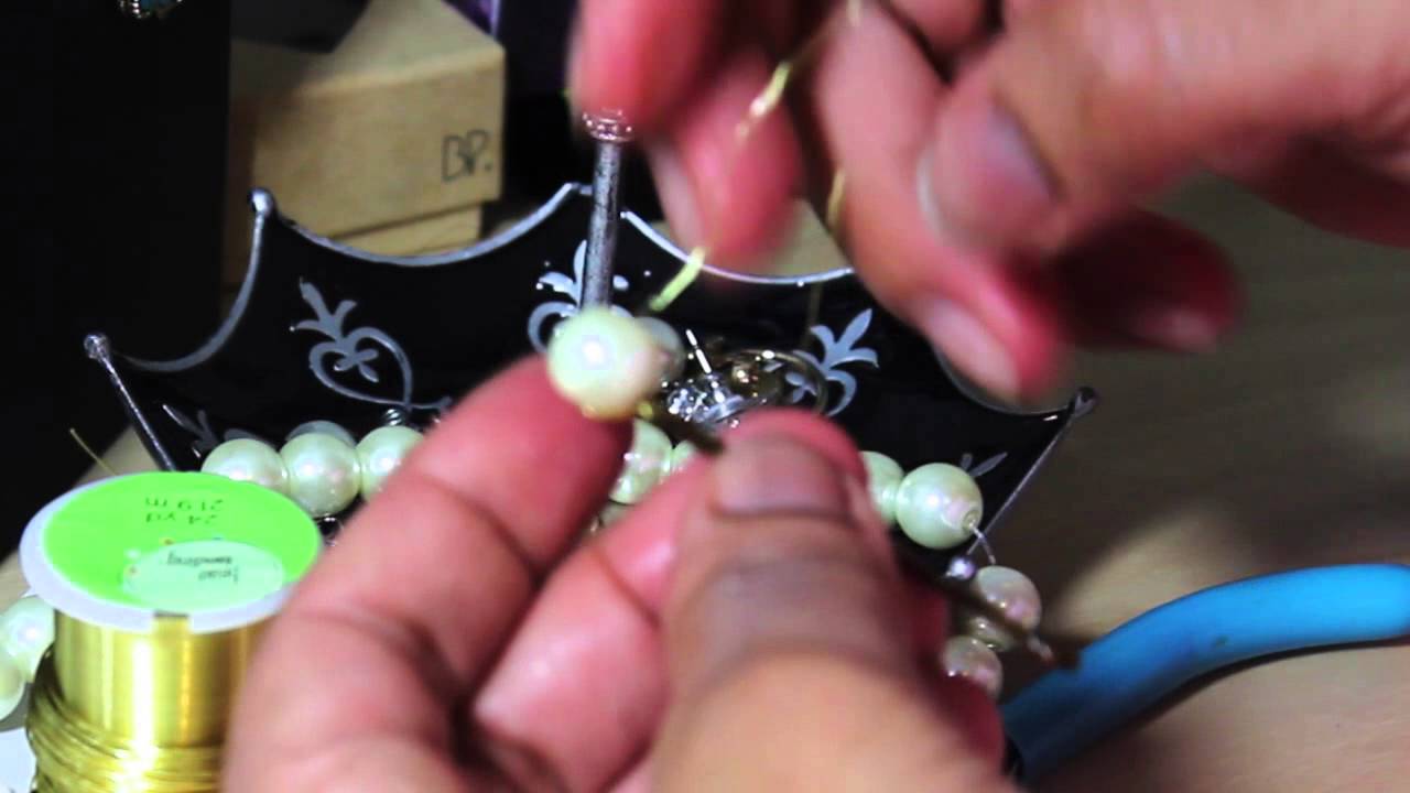 DIY- HORQUILLAS PARA EL CABELLO CON PERLAS