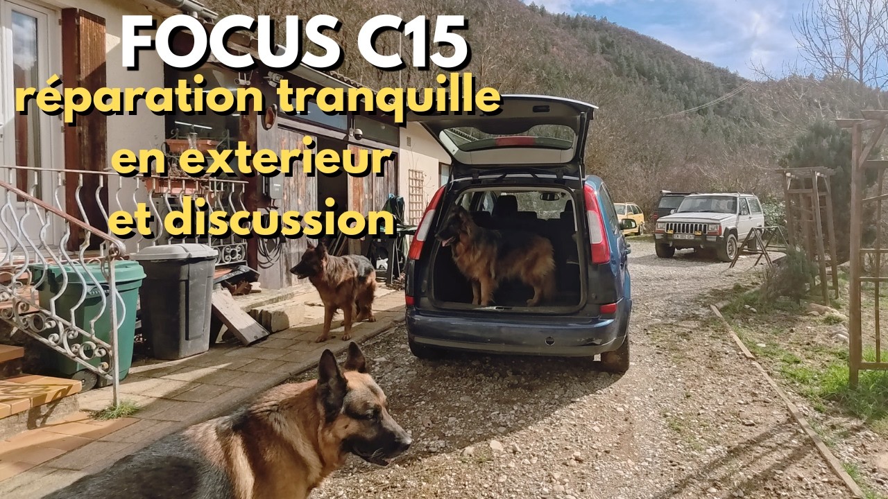 Focus C15 :  réparation tranquille en extérieur