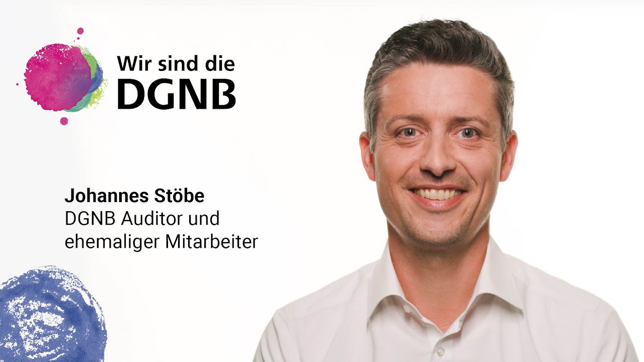 Johannes Stöbe gibt Einblick in seine DGNB Geschichte | #WirSindDieDGNB