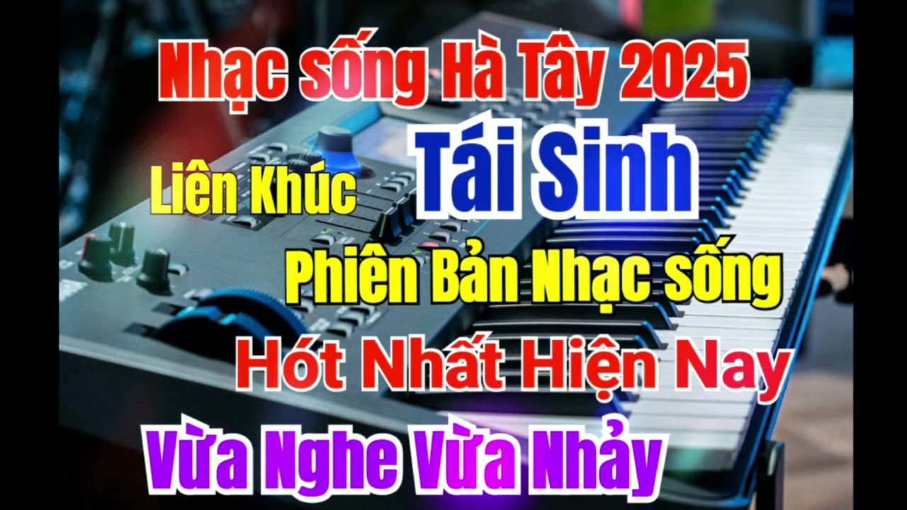 Nhạc sống Hà Tây 2025 | LK Tái Sinh Disco Remix (Chìm vào trong ánh mắt đắm đuối) Vừa Nghe Vừa Nhảy