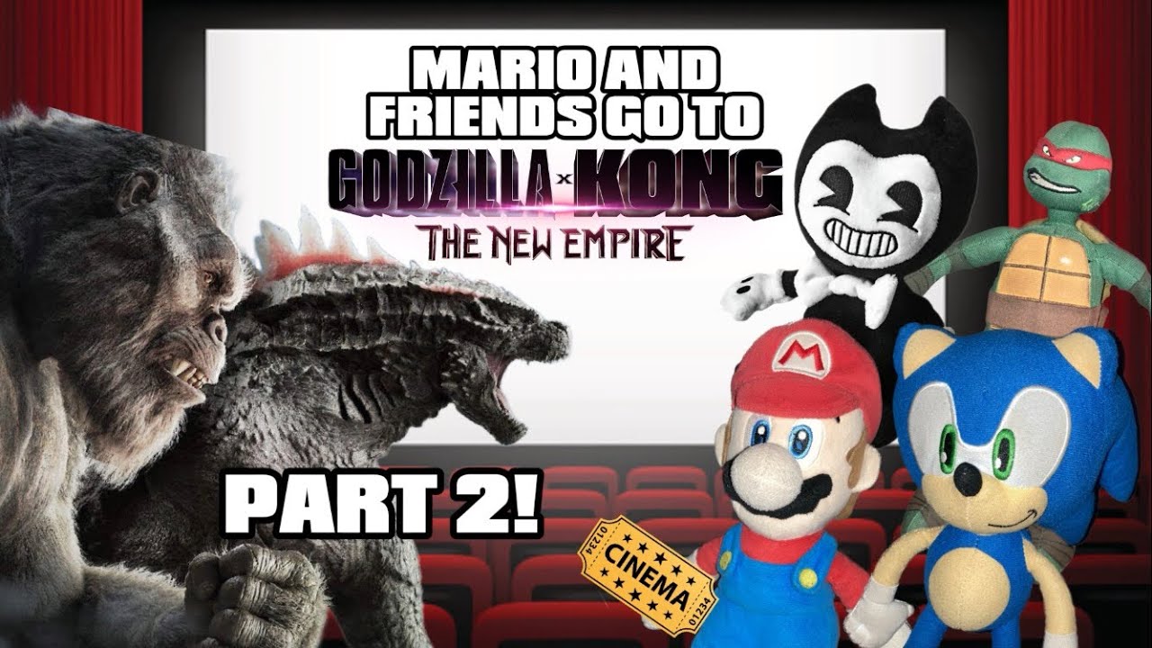 Mario and Friends go to Godzilla X Kong: The New Empire Part 2!