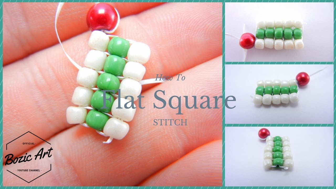 🔰 Flat Square Stitch | How To Tutorial