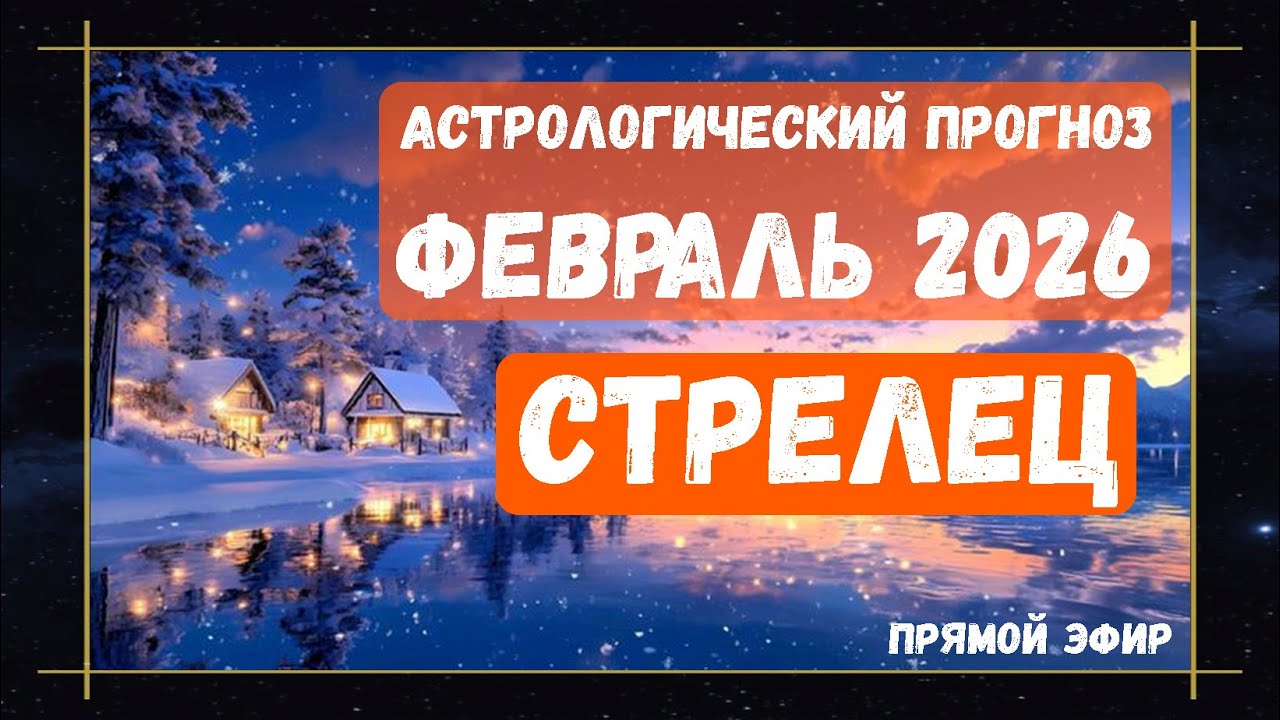 🔴СТРЕЛЕЦ – гороскоп на ФЕВРАЛЬ 2026 | Солнце, Луна, Асцендент #маринаскади
