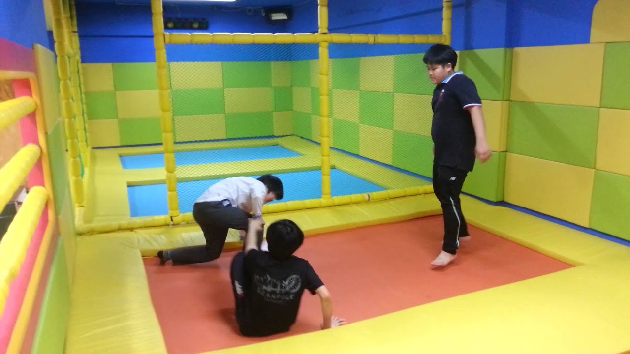 wwe레슬링(더블초크슬램)