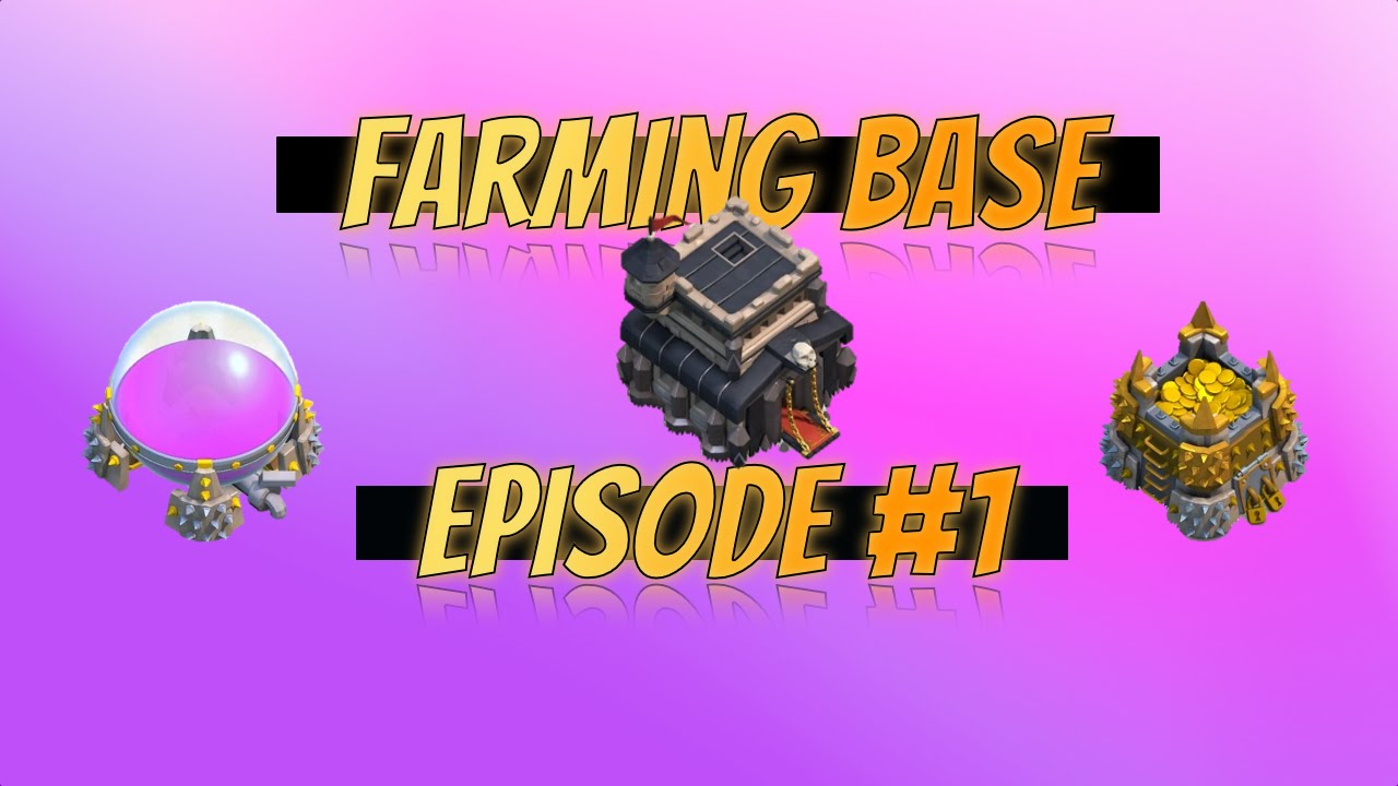 Clash Of Clans - Epic TH 9 Farming Base - 