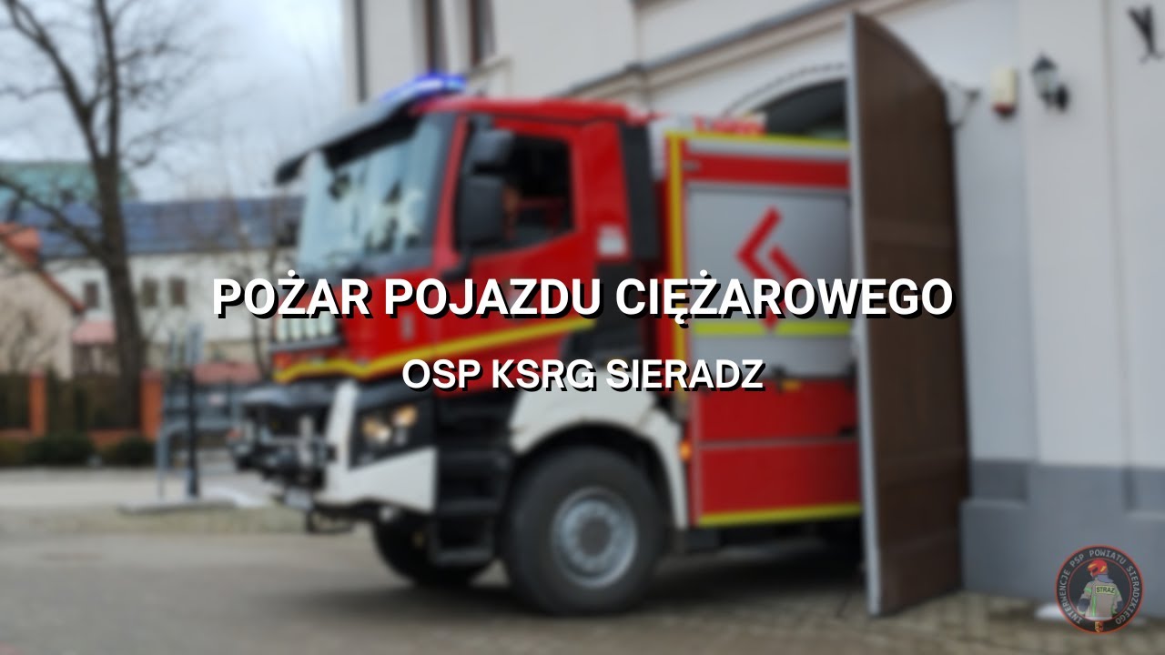 539[E]40 - RENAULT GCBA - OSP KSRG SIERADZ - WYJAZD + TRĄBY