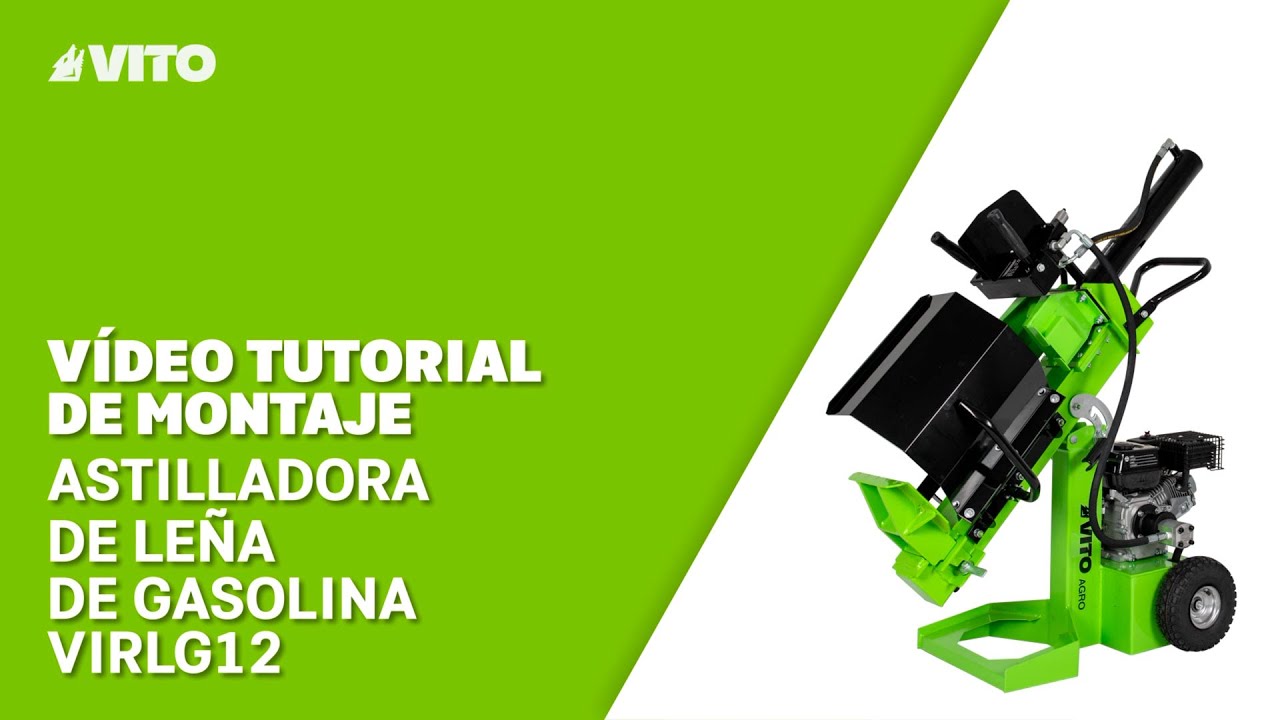 Tutorial de montaje - Astilladora de leña de gasolina VITO
