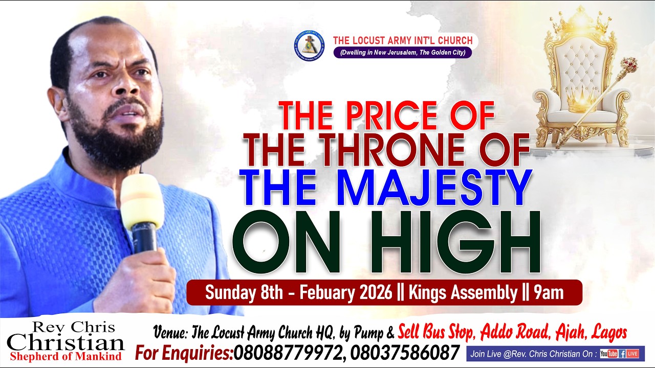 Rev. Chris Christian | The Price of the Throne of the Majesty on High