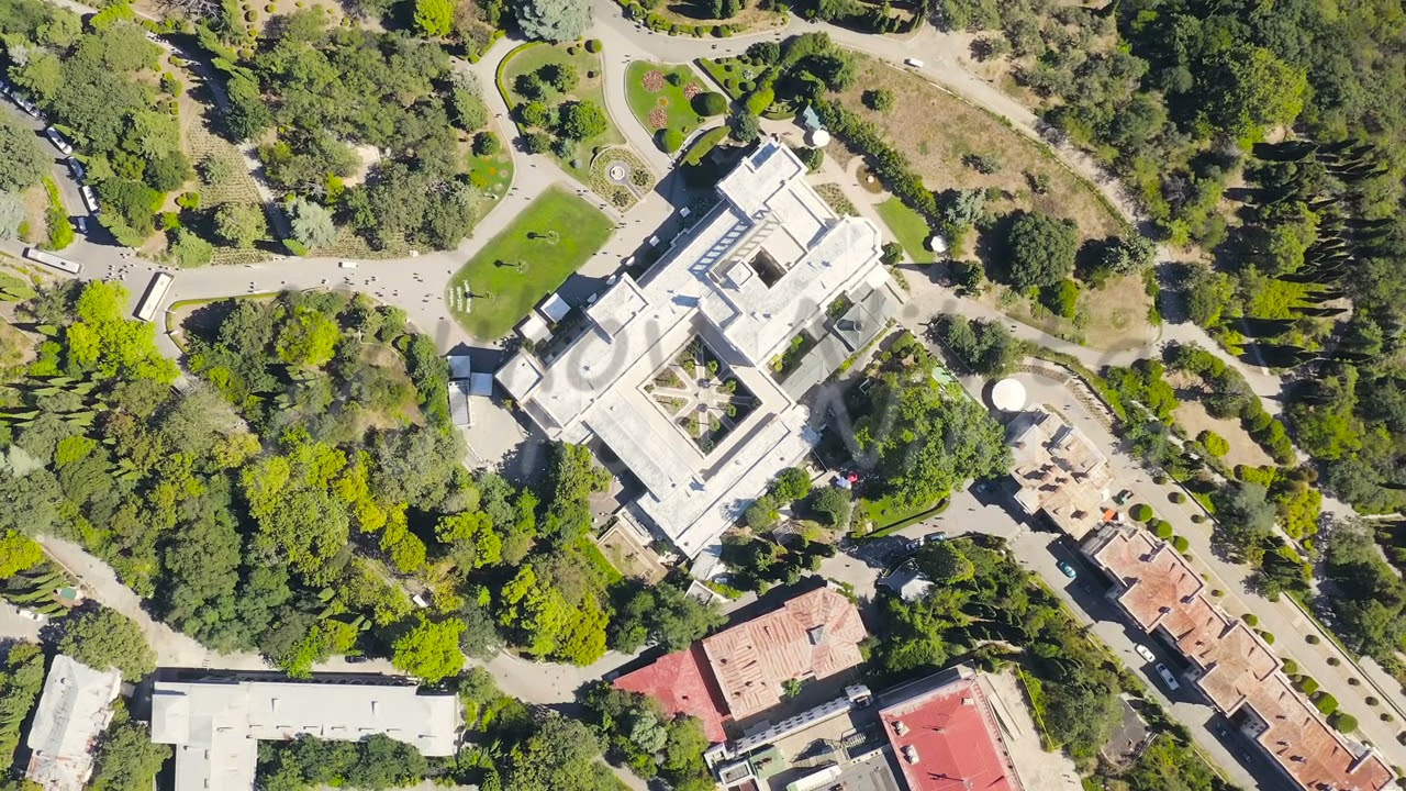 Livadia, Crimea. Livadia Palace - located on the shores of the Black Sea in the village of Livadia i