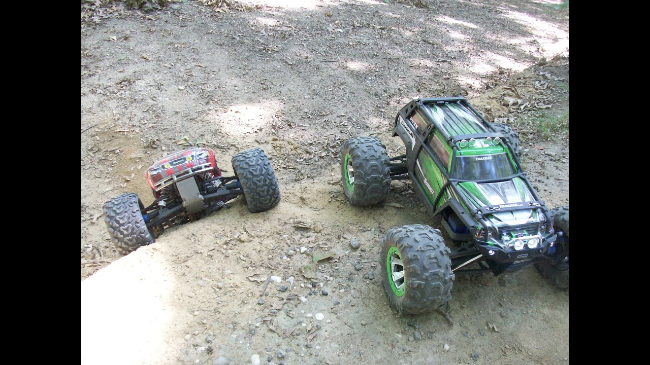 Emaxx Brushless And Summit Crawling And Jumping (Traxxas Summit And E-maxx)
