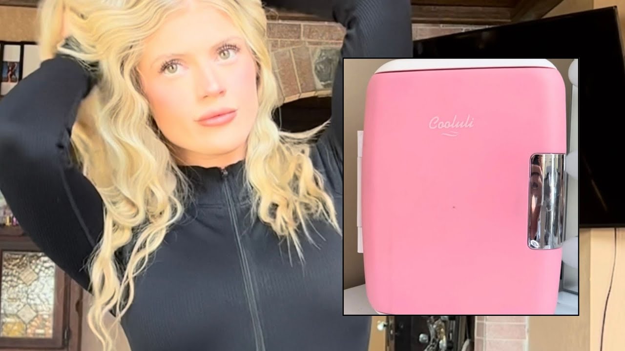 Cooluli Mini Fridge for Bedroom - Car, Office Desk & Dorm Room - Portable 4L/6 Can Electric Plug In