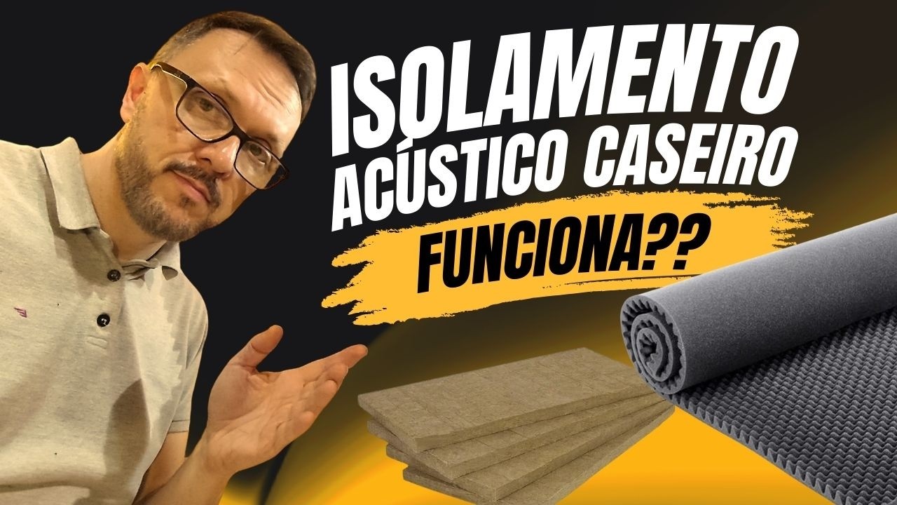 Qual material isola mais o som?