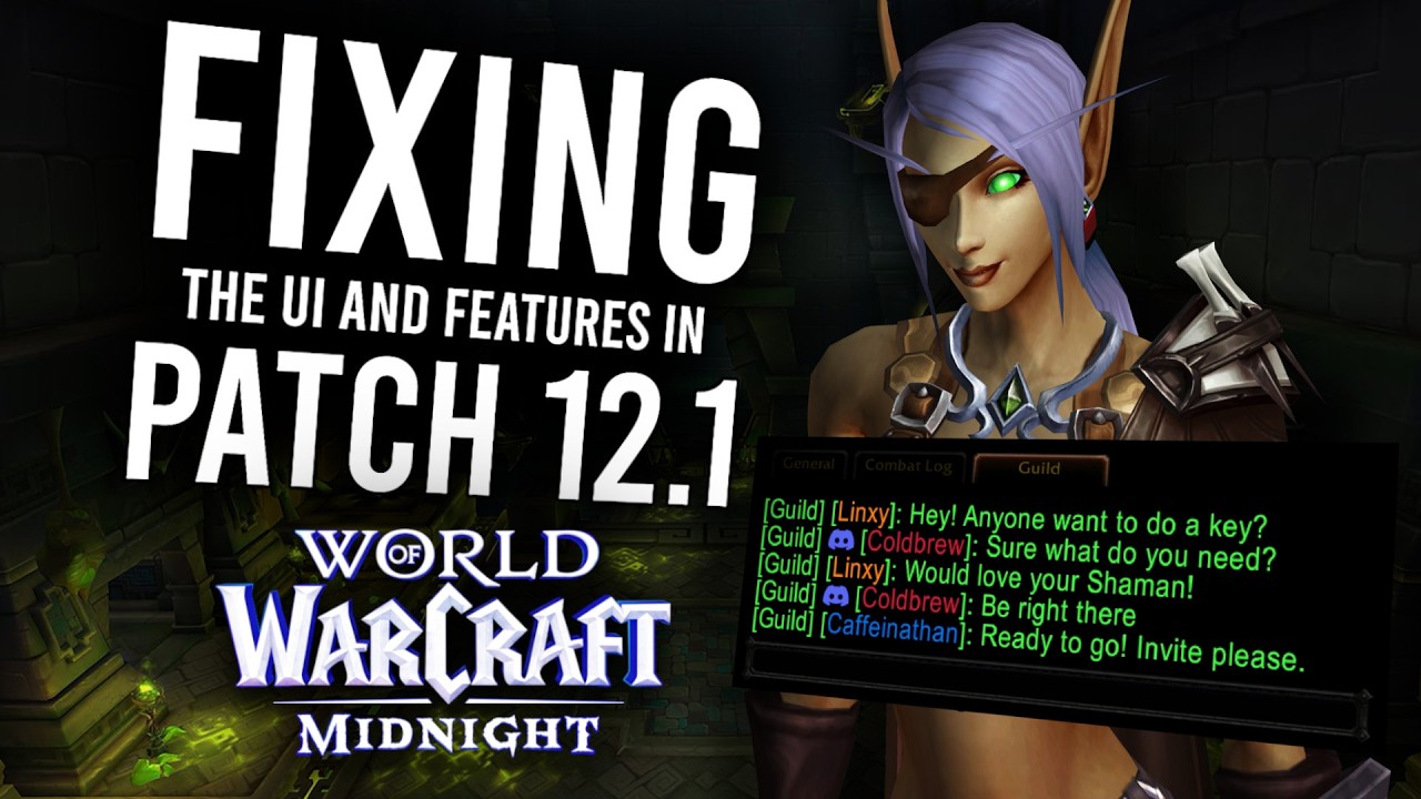 Blizzard наконец-то исправляет интерфейс WoW в обновлении 12.1!