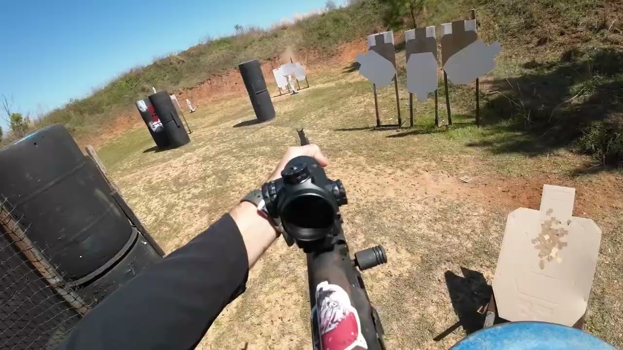 USPSA match with the WASR M