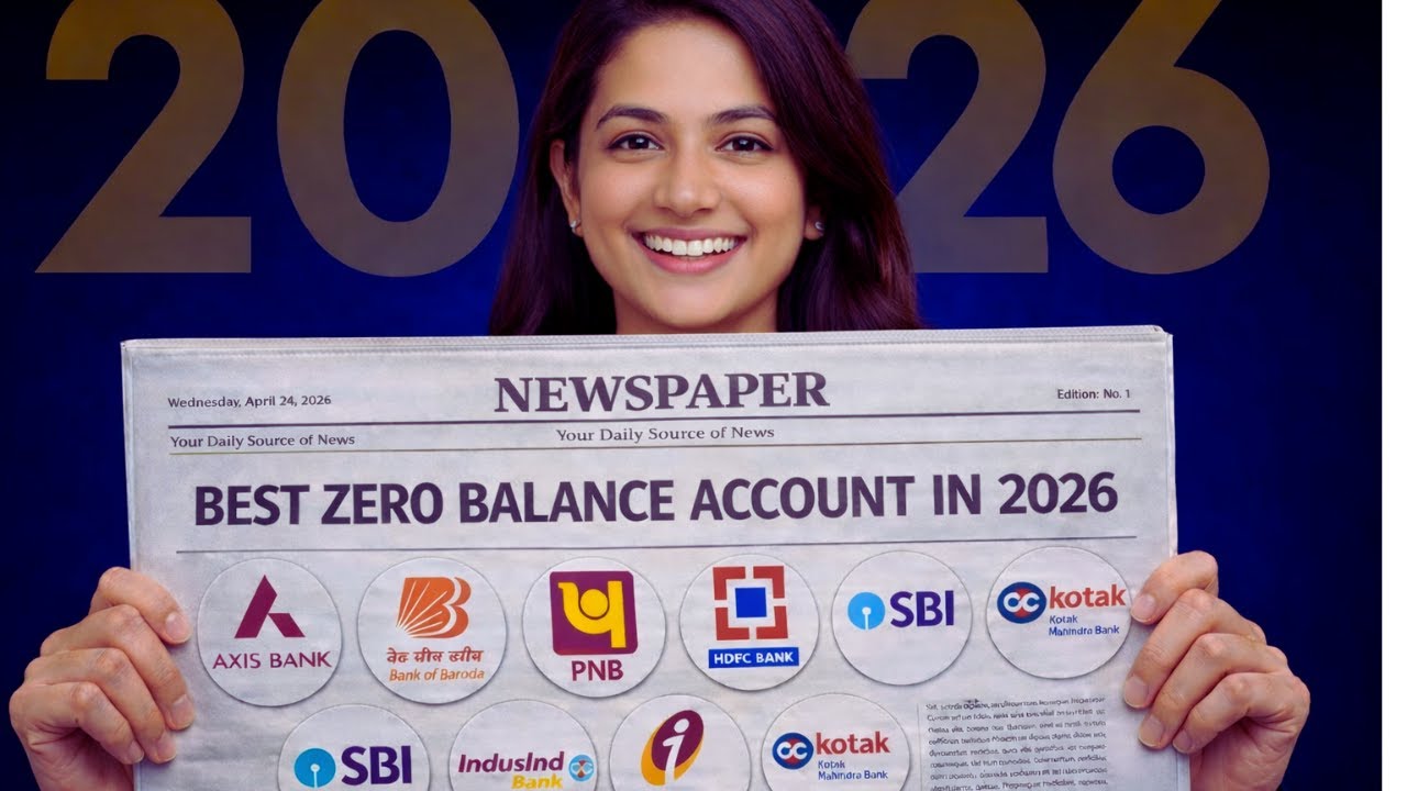 Top 6 Best Zero Balance Bank Accounts in 2026 Tamil @thanthitv