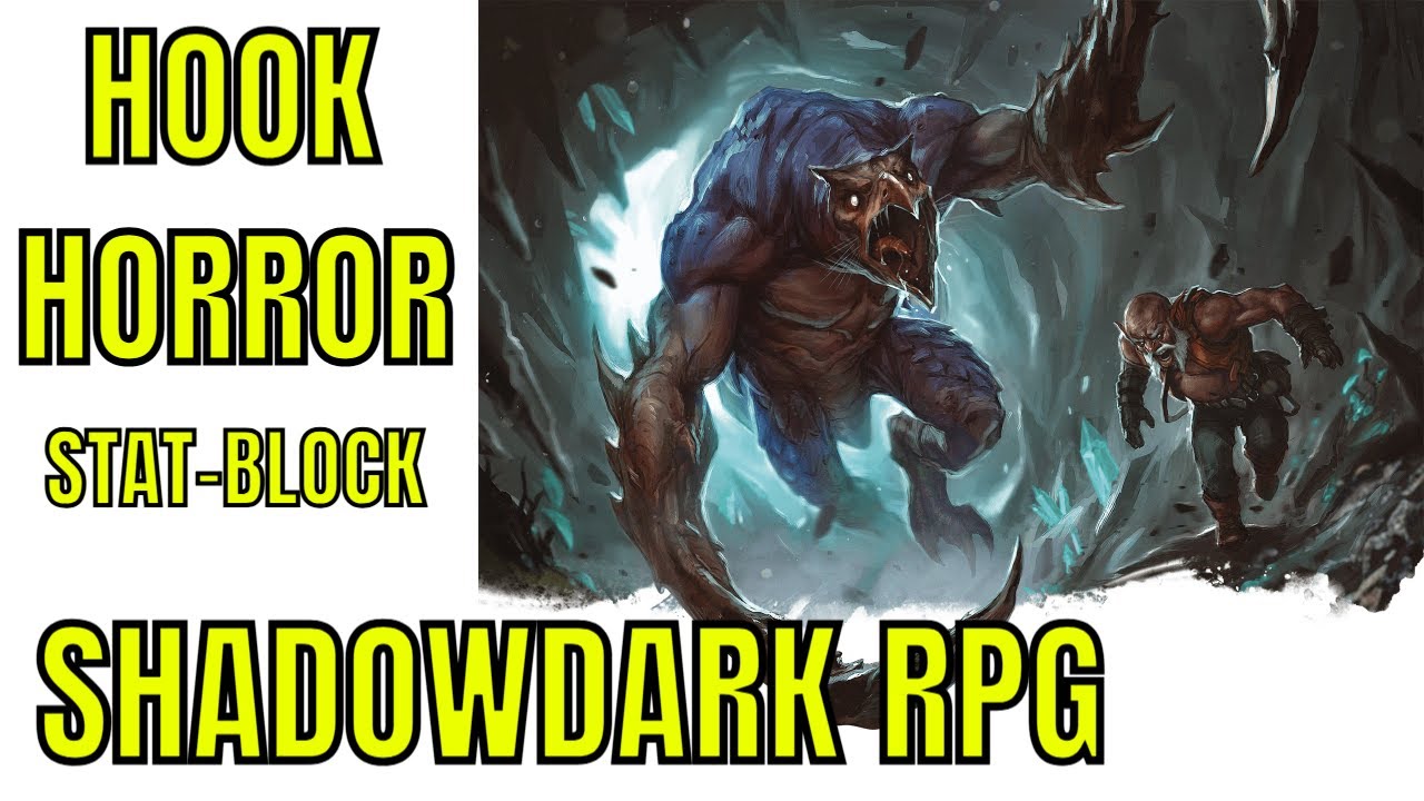 BUILDING SHADOWDARK HOOK HORROR MONSTER STAT-BLOCK 🔴#4k LIVE