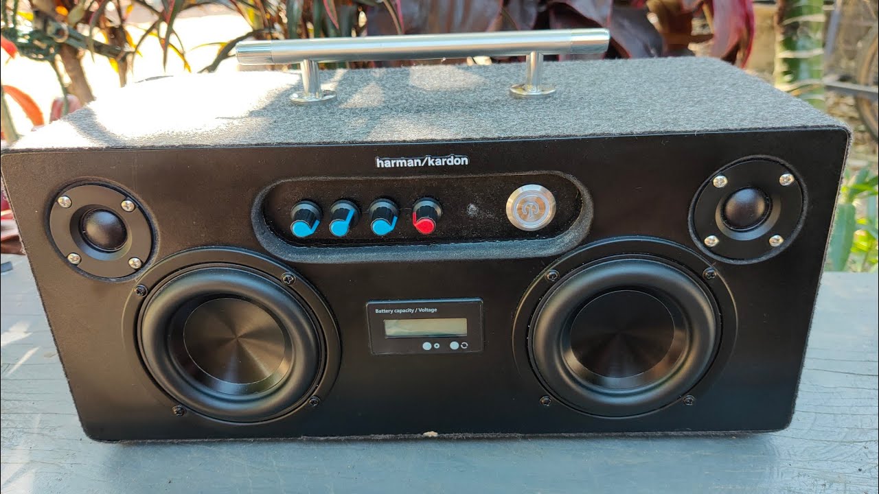 DIY ลำโพงบลูทูธ  /  Bluetooth Boombox Speaker