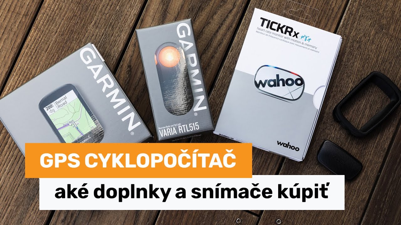 GPS cyklopočítač - aké doplnky a snímače kúpiť