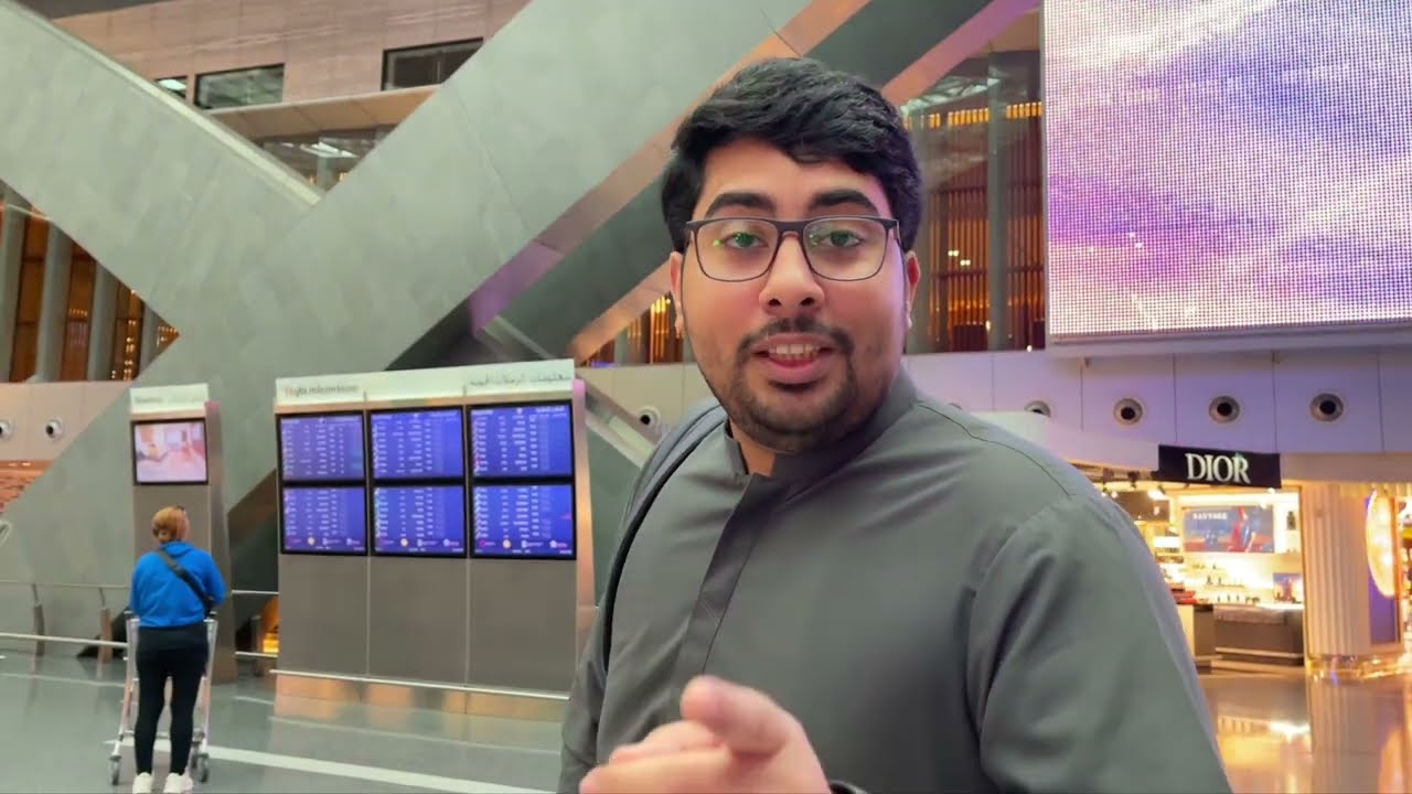 Hamad International Airport Walking Tour 4K | Doha Airport Transit & Departure Guide 2025