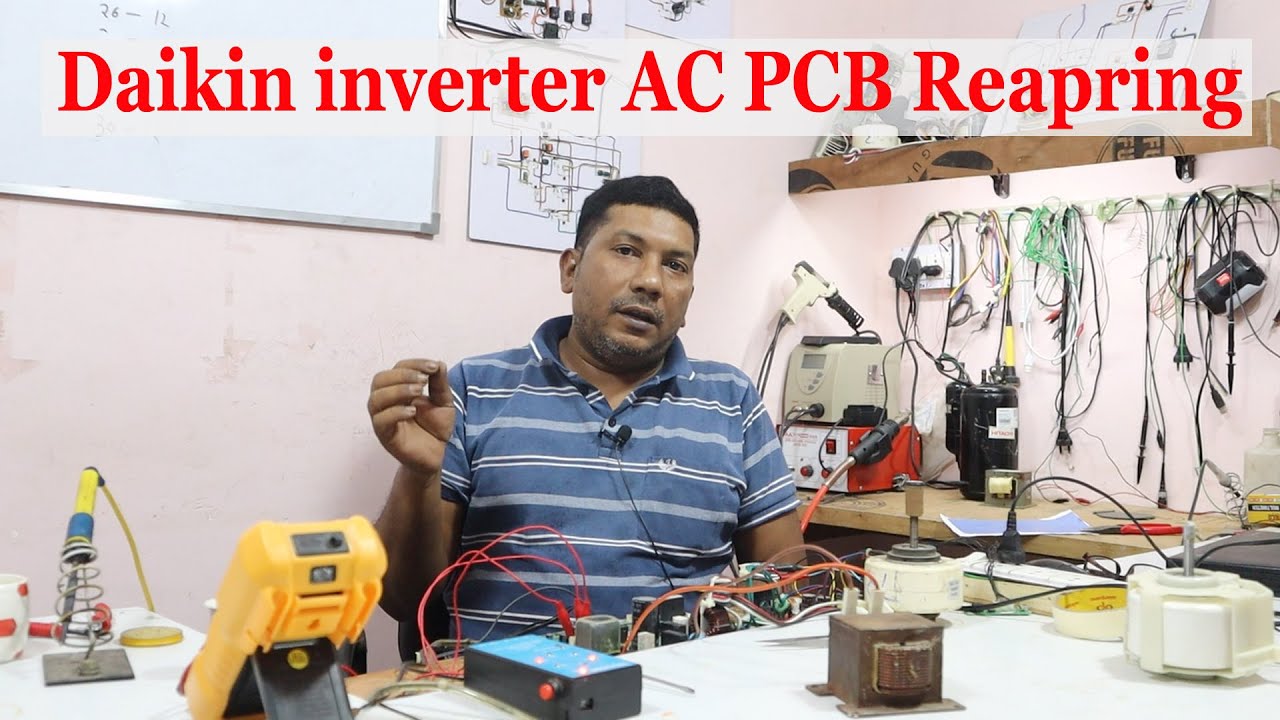 Daikin inverter AC repairing when compressor do not start.