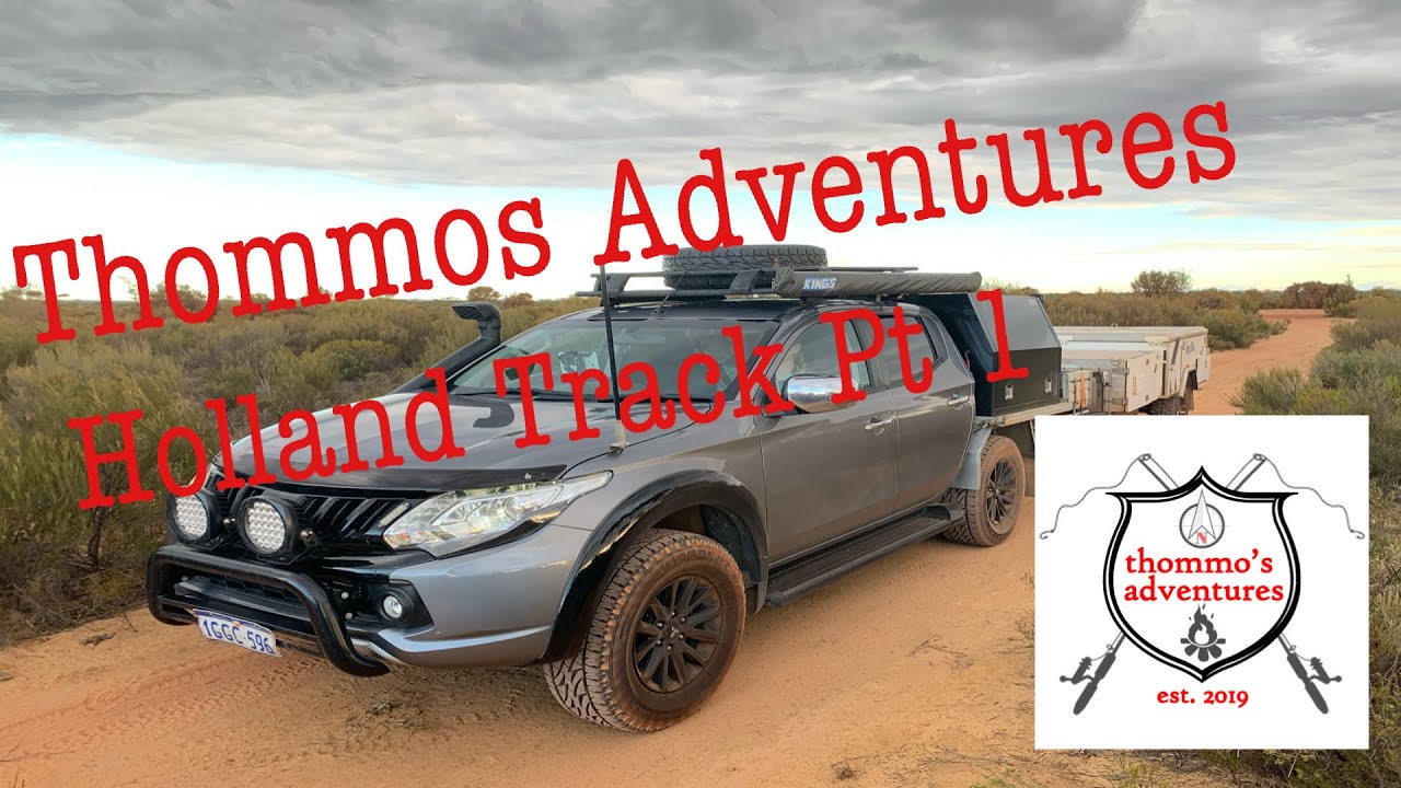 Thommos Adventures - Holland Track Pt 1 - Towing a camper trailer (Mitsubisi Triton)