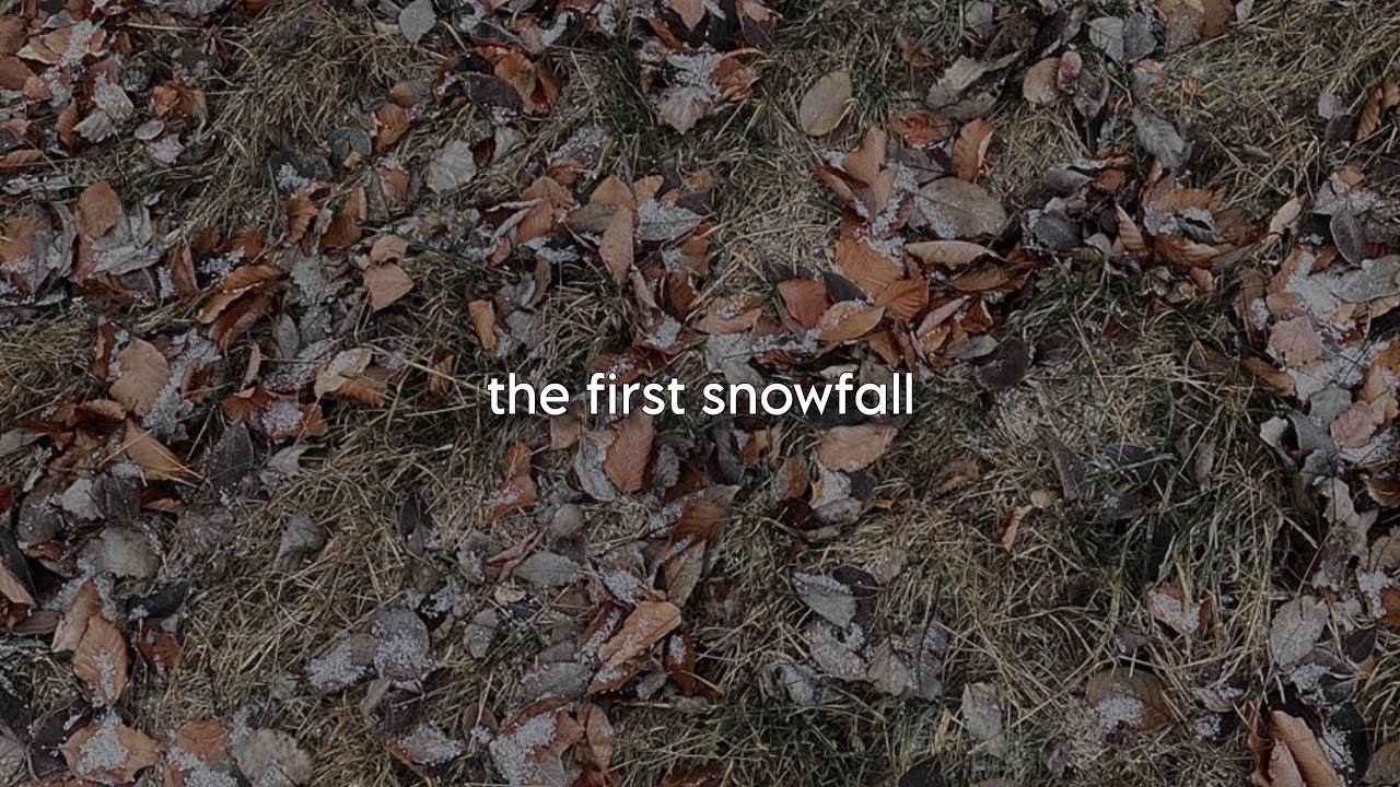what the first snowfall feels like - a playlist