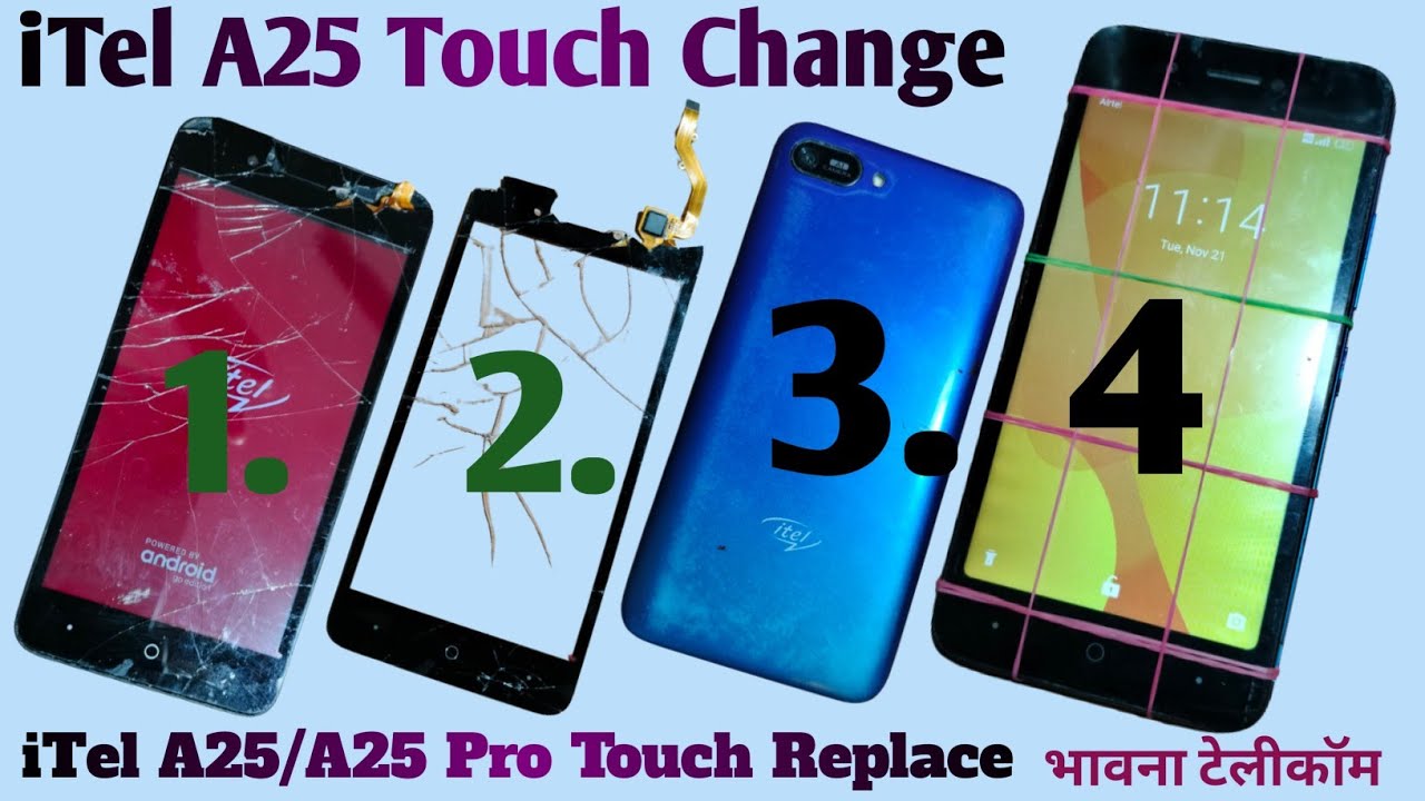 ITel A25 Touch Replacement | How to Change Broken Touch | iTel A25 and A25 Pro Touch Change  | itel