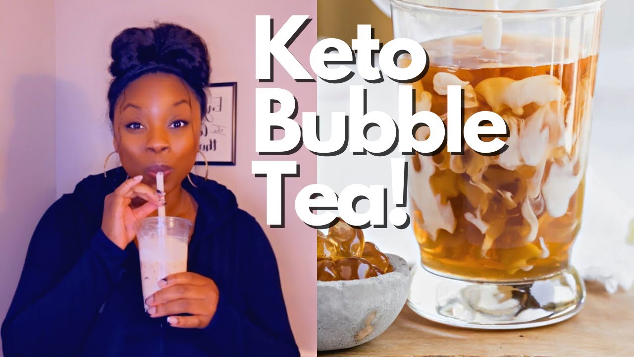 KETO BUBBLE TEA! (Easy Recipe, Almost A Fail)