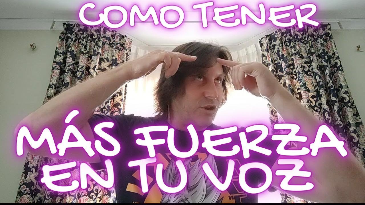 COMO TENER MÁS FUERZA EN TU VOZ EN TU CLASE DE CANTO