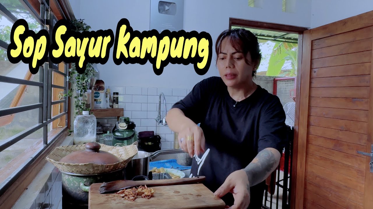 Gerimis Paling Enak Masak Sop Sayur Dan Goreng Tempe 