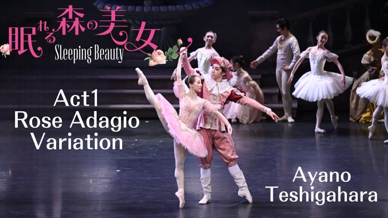 眠れる森の美女第1幕よりローズアダージオ・バリエーション/NBAバレエ団　Sleeping Beauty act1 Rose adagio & variation/勅使河原綾乃