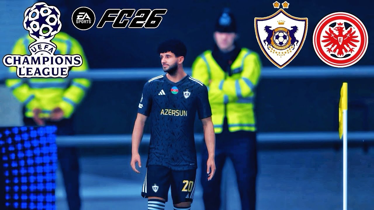 QARABAĞ vs FRANKFURT | UEFA CHAMPIONS LEAGUE 2025/26 | EA SPORTS FC | PS5